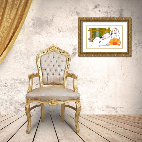 Super Model Gold Ornate Wood Framed Art Print with Double Matting by Pansanit, Surapol