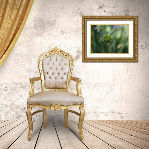 Ornamental Onion Gold Ornate Wood Framed Art Print with Double Matting by Bonin, Suzanne