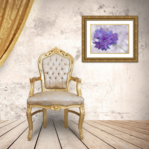 Pretty Me Gold Ornate Wood Framed Art Print with Double Matting by Bonin, Suzanne