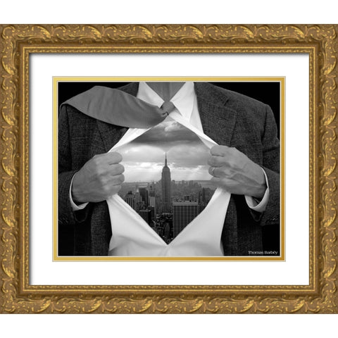 Deep Chest Gold Ornate Wood Framed Art Print with Double Matting by Barbey, Thomas
