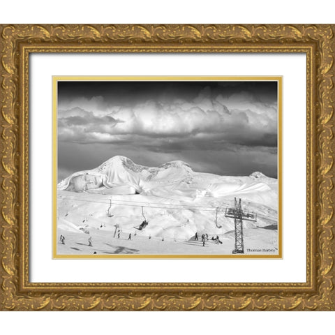 Dream Vacation Gold Ornate Wood Framed Art Print with Double Matting by Barbey, Thomas