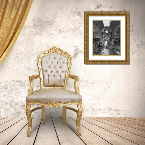 Inner Course Gold Ornate Wood Framed Art Print with Double Matting by Barbey, Thomas