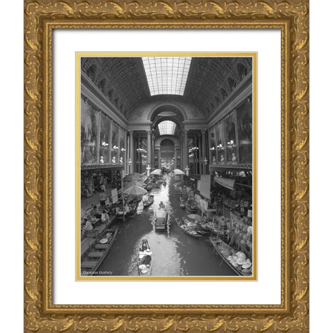 Inner Course Gold Ornate Wood Framed Art Print with Double Matting by Barbey, Thomas