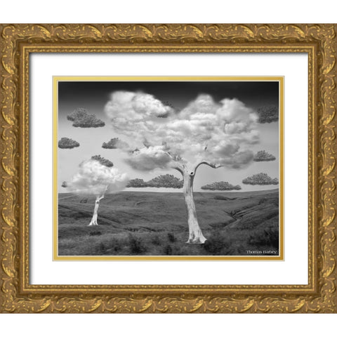 Natural Disorder Gold Ornate Wood Framed Art Print with Double Matting by Barbey, Thomas