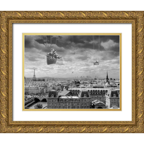 Sowing The Seeds of Love Gold Ornate Wood Framed Art Print with Double Matting by Barbey, Thomas