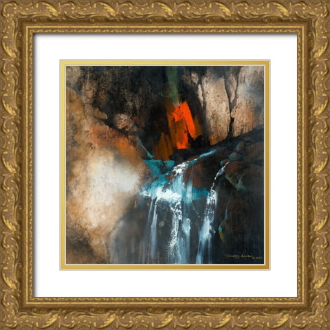 Clear Spring Gold Ornate Wood Framed Art Print with Double Matting by Leung, Thomas