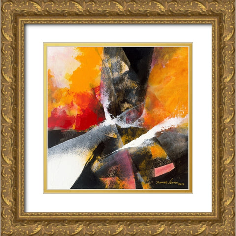 Amazing 2 Gold Ornate Wood Framed Art Print with Double Matting by Leung, Thomas