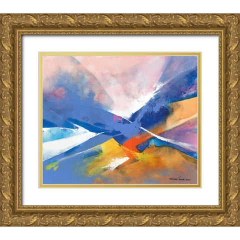 Temptation Gold Ornate Wood Framed Art Print with Double Matting by Leung, Thomas