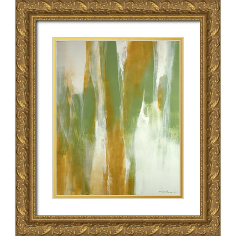 Symphony of Color Gold Ornate Wood Framed Art Print with Double Matting by Leung, Thomas