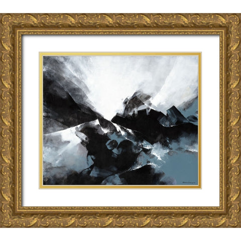 Universe Gold Ornate Wood Framed Art Print with Double Matting by Leung, Thomas