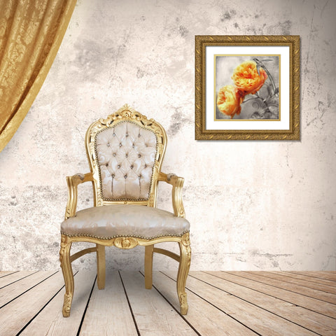 Dan Le Jardin Gold Ornate Wood Framed Art Print with Double Matting by Lavoie, Tina