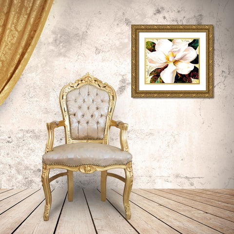 Tuscan Afternoon Gold Ornate Wood Framed Art Print with Double Matting by Lavoie, Tina