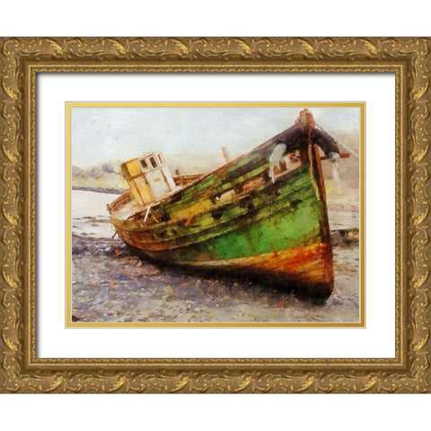 Old Salt Gold Ornate Wood Framed Art Print with Double Matting by Lavoie, Tina