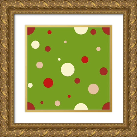 Beautiful Christmas III Gold Ornate Wood Framed Art Print with Double Matting by Lavoie, Tina