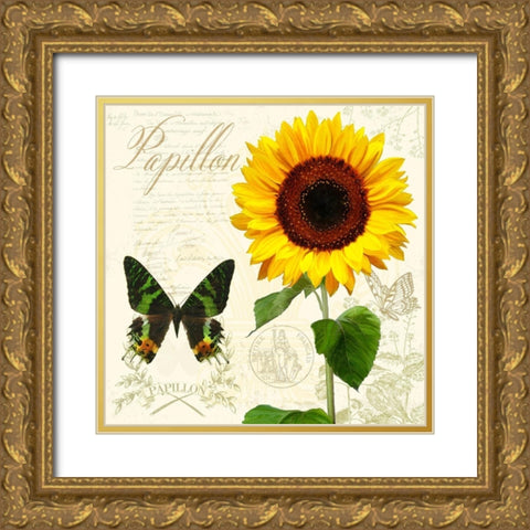 Natural History Sketchbook III Gold Ornate Wood Framed Art Print with Double Matting by Lavoie, Tina