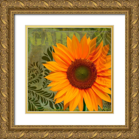 Summer Sun II Gold Ornate Wood Framed Art Print with Double Matting by Lavoie, Tina