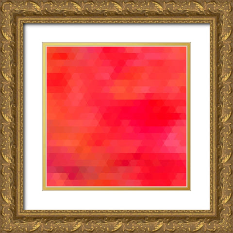 Tequila Sunrise Gold Ornate Wood Framed Art Print with Double Matting by Lavoie, Tina