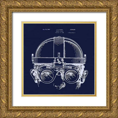 Welders Goggles 2 Gold Ornate Wood Framed Art Print with Double Matting by Lavoie, Tina