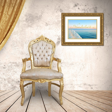Wanderlust Gold Ornate Wood Framed Art Print with Double Matting by Lavoie, Tina