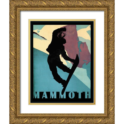 Mammoth Mountain Winter Sports I Gold Ornate Wood Framed Art Print with Double Matting by Lavoie, Tina