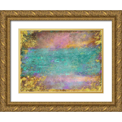 Sunset, Barbados Gold Ornate Wood Framed Art Print with Double Matting by Lavoie, Tina