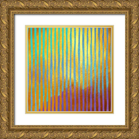 Bohemian Gold Gold Ornate Wood Framed Art Print with Double Matting by Lavoie, Tina