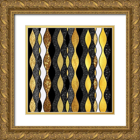 Groovy Baby Gold Ornate Wood Framed Art Print with Double Matting by Lavoie, Tina