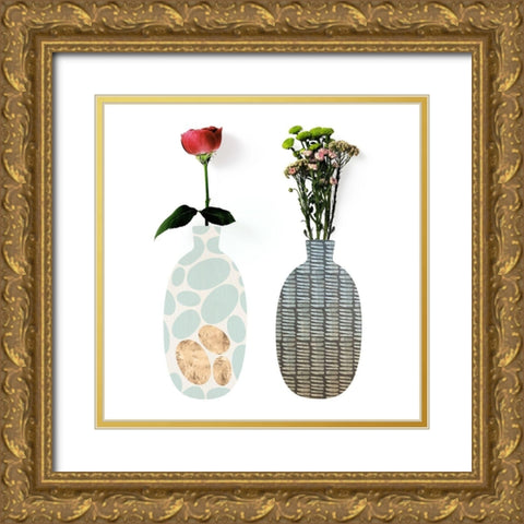 Modern Home IV Gold Ornate Wood Framed Art Print with Double Matting by Lavoie, Tina