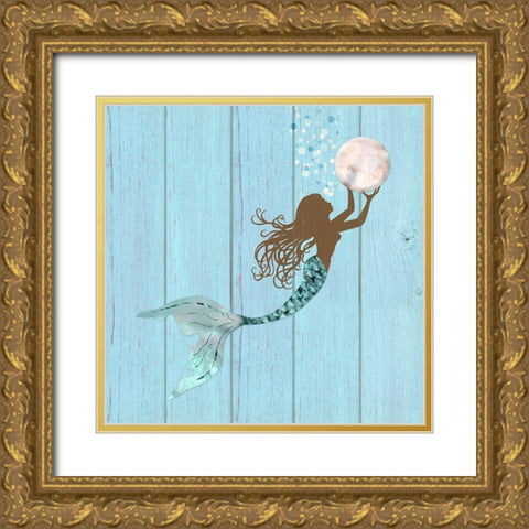 Gathering Pearls I Gold Ornate Wood Framed Art Print with Double Matting by Lavoie, Tina