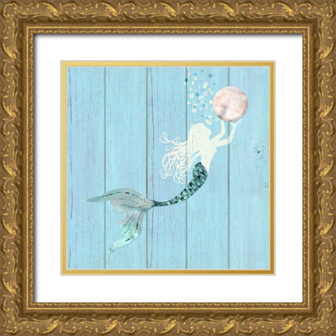 Gathering Pearls II Gold Ornate Wood Framed Art Print with Double Matting by Lavoie, Tina