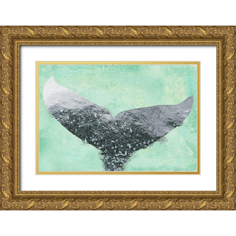 A Mermaids Tail I Gold Ornate Wood Framed Art Print with Double Matting by Lavoie, Tina