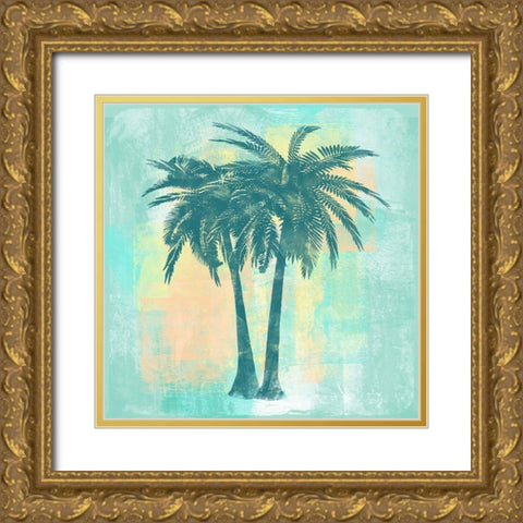 Tropicalifornia II Gold Ornate Wood Framed Art Print with Double Matting by Lavoie, Tina