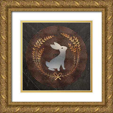 Artisinal Cabin Gold Ornate Wood Framed Art Print with Double Matting by Lavoie, Tina