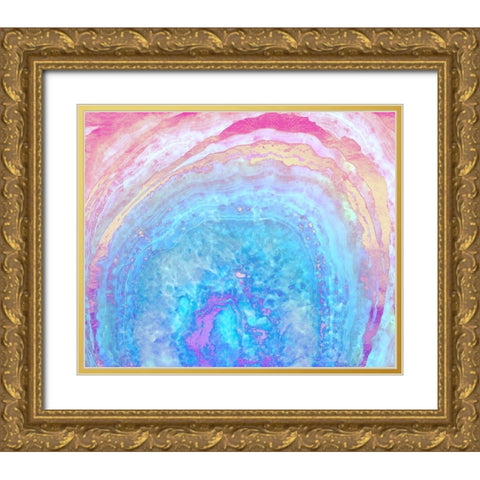 Into the ether Gold Ornate Wood Framed Art Print with Double Matting by Lavoie, Tina