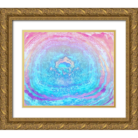 ether Gold Ornate Wood Framed Art Print with Double Matting by Lavoie, Tina