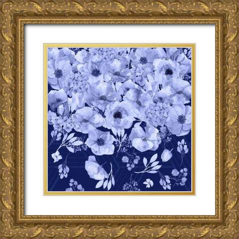 The Blues Gold Ornate Wood Framed Art Print with Double Matting by Lavoie, Tina
