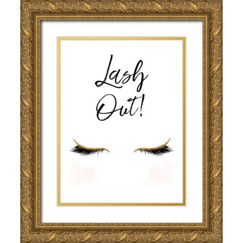 Lash Out Gold Ornate Wood Framed Art Print with Double Matting by Lavoie, Tina