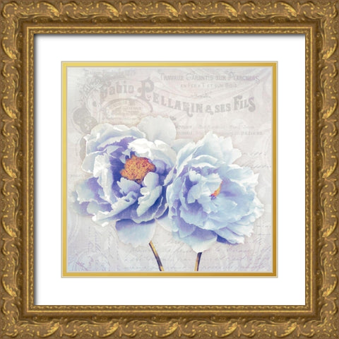 Bonjour Belle Gold Ornate Wood Framed Art Print with Double Matting by Lavoie, Tina