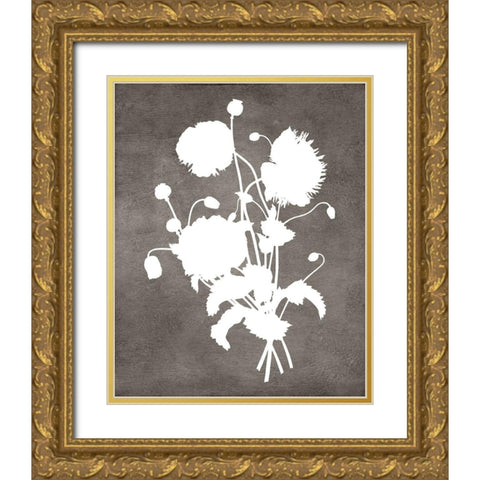 Spirit Poppy III Gold Ornate Wood Framed Art Print with Double Matting by Lavoie, Tina