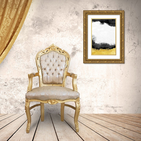 Halcyon I Gold Ornate Wood Framed Art Print with Double Matting by Lavoie, Tina