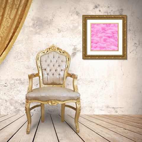Pink Sky Gold Ornate Wood Framed Art Print with Double Matting by Lavoie, Tina
