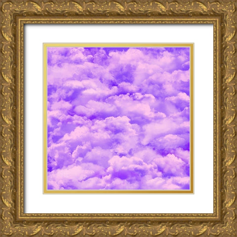 Purple Sky Gold Ornate Wood Framed Art Print with Double Matting by Lavoie, Tina