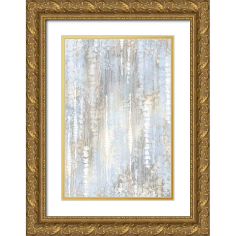 Pastel Boho Abstract I Gold Ornate Wood Framed Art Print with Double Matting by Lavoie, Tina