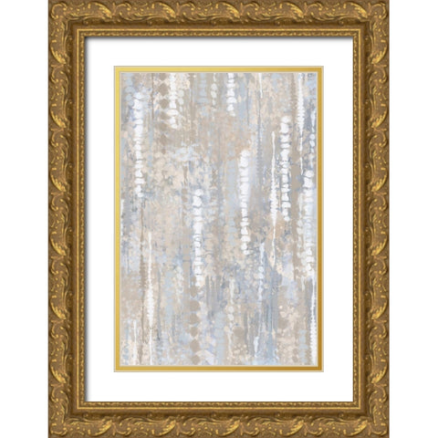 Pastel Boho Abstract II Gold Ornate Wood Framed Art Print with Double Matting by Lavoie, Tina