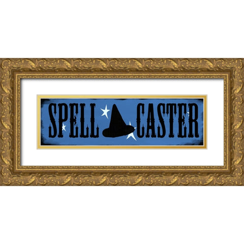Spell Caster Gold Ornate Wood Framed Art Print with Double Matting by Wade, Valarie