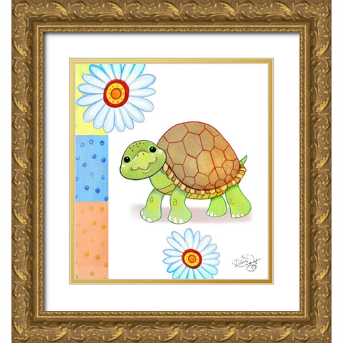 Travel Gold Ornate Wood Framed Art Print with Double Matting by Wade, Valarie