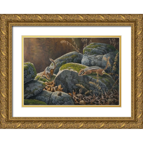 Eye On The Prize Gold Ornate Wood Framed Art Print with Double Matting by Goebel, Wilhelm