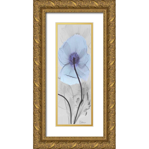 Iceland Poppy Gold Ornate Wood Framed Art Print with Double Matting by Koetsier, Albert