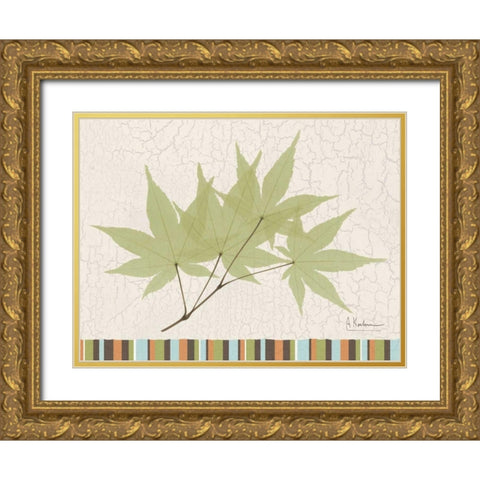 Trimmed Maple Gold Ornate Wood Framed Art Print with Double Matting by Koetsier, Albert