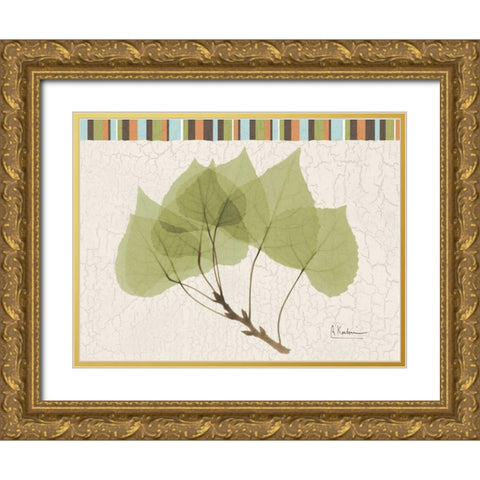 Trimmed Aspen Gold Ornate Wood Framed Art Print with Double Matting by Koetsier, Albert